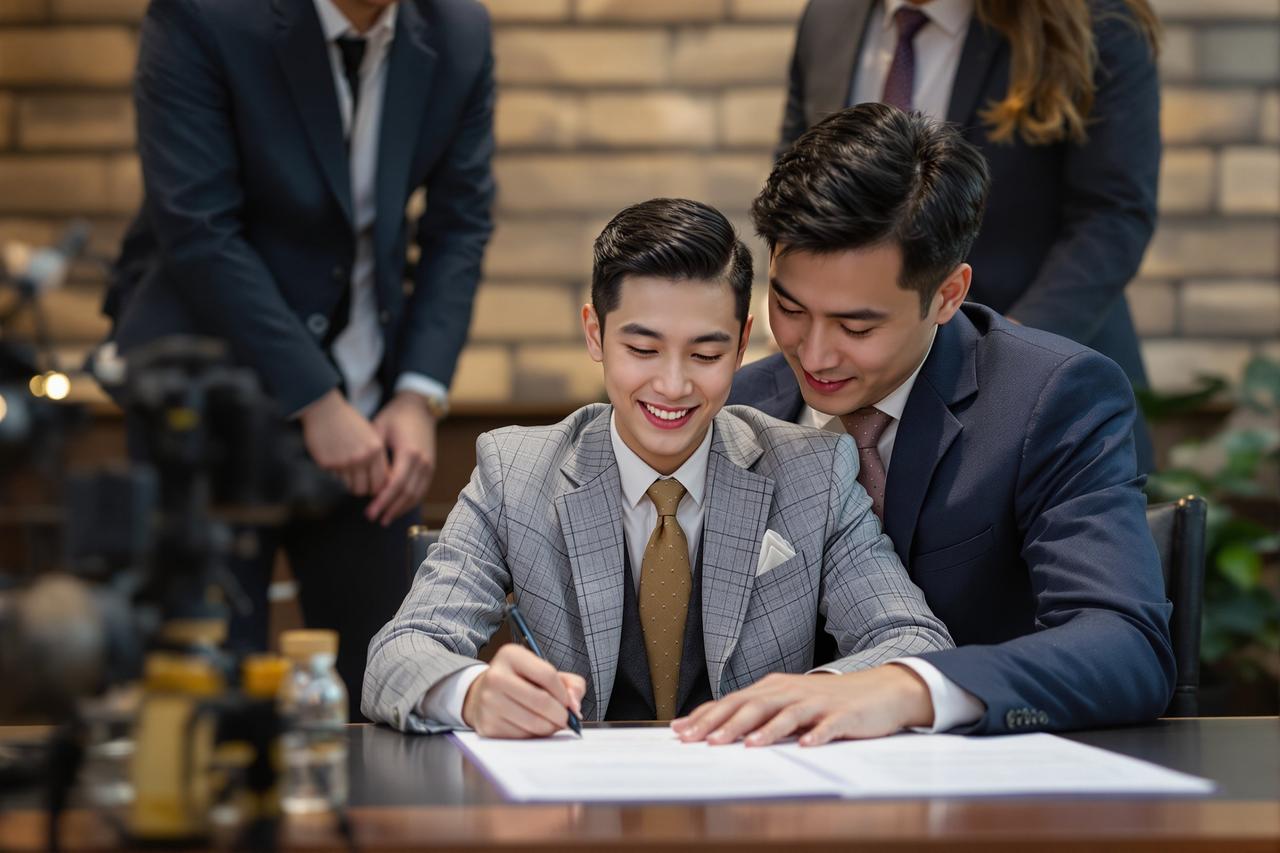 签约新生代演员陈思远，91影视艺人矩阵再添新星